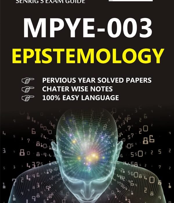 MPYE 003 Epistemology book
