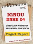 IGNOU DNHE 4 Project Report