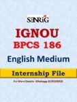 IGNOU BPCS 186 Solved Assignment 2022-23 in English Medium