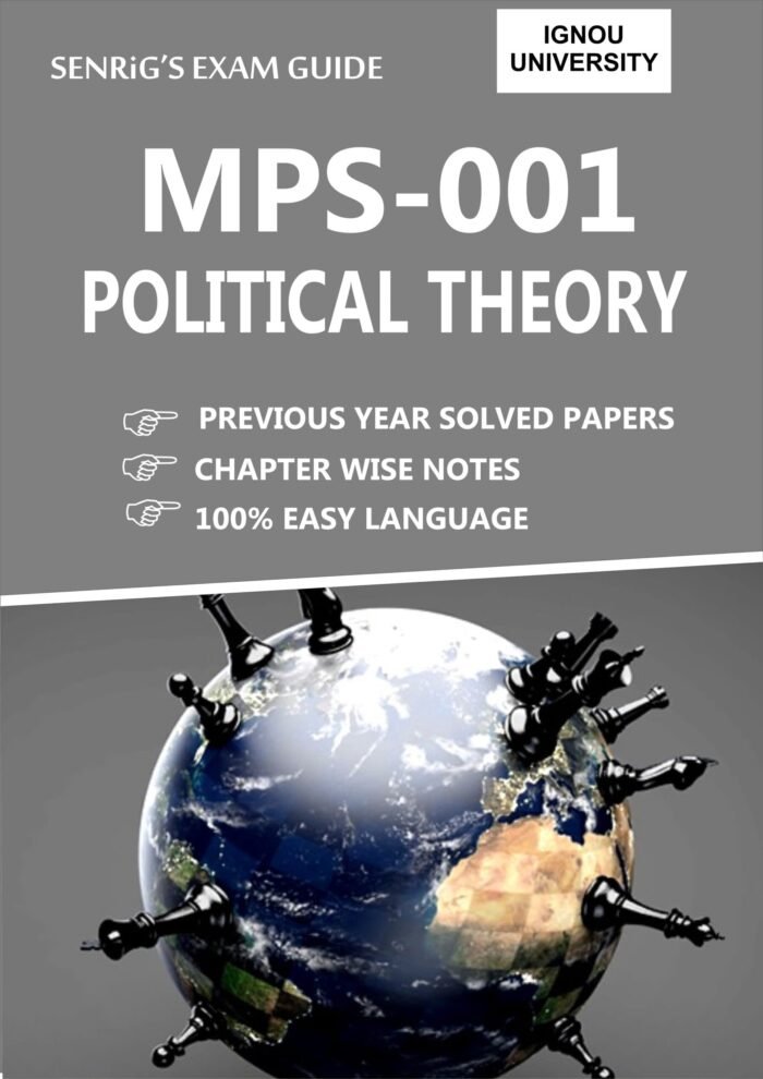 MPS 001 POLITICAL THEORY Help Book