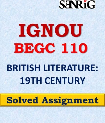 BEGC 110 Solved Assignment