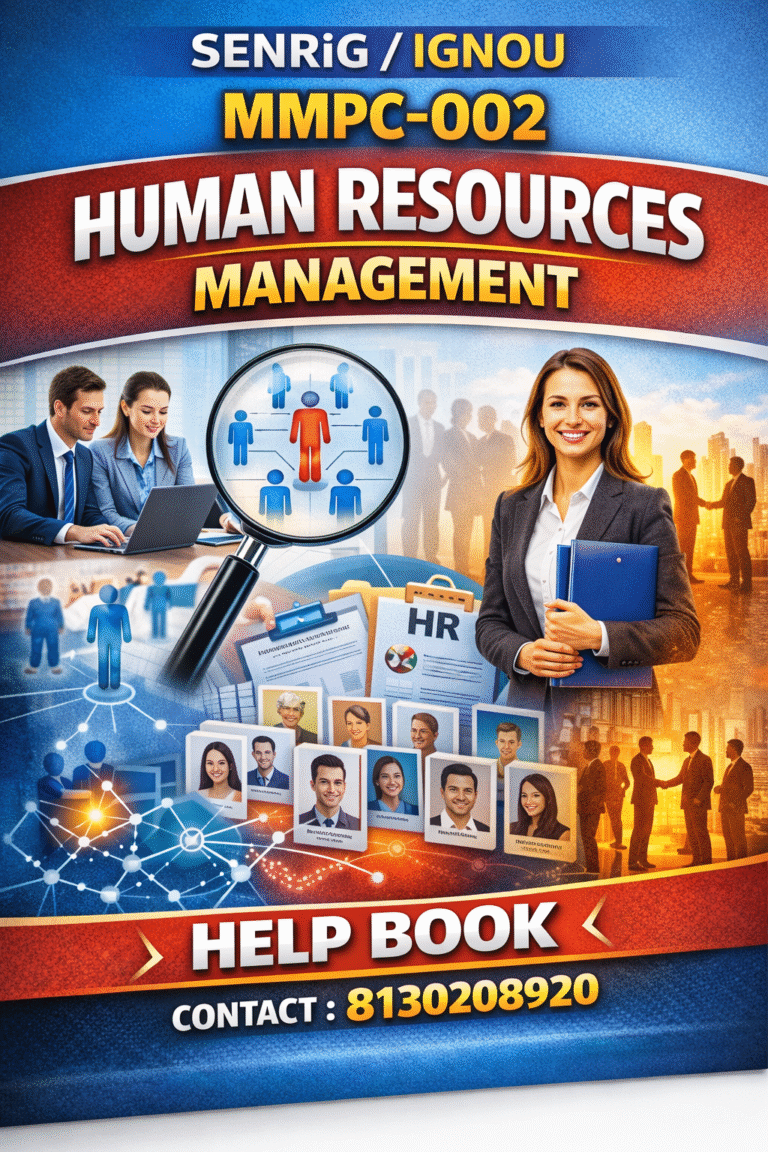 IGNOU MMPC-002 Help Book PDF Download In English At shop.senrig.in