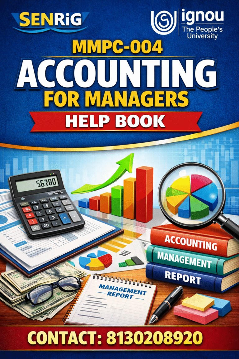 IGNOU MMPC-004 Help Book PDF Download In English At shop.senrig.in