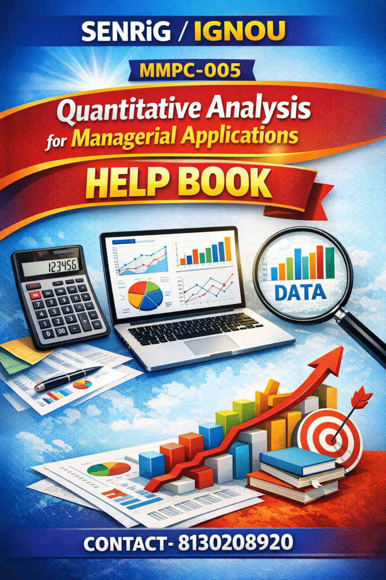 IGNOU MMPC-005 Help Book PDF Download In English At shop.senrig.in