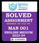MAN 001 Social Anthropology Solved Assignment 2023-24