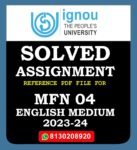 MFN 04 Advance Nutrition Solved Assignment 2023-24