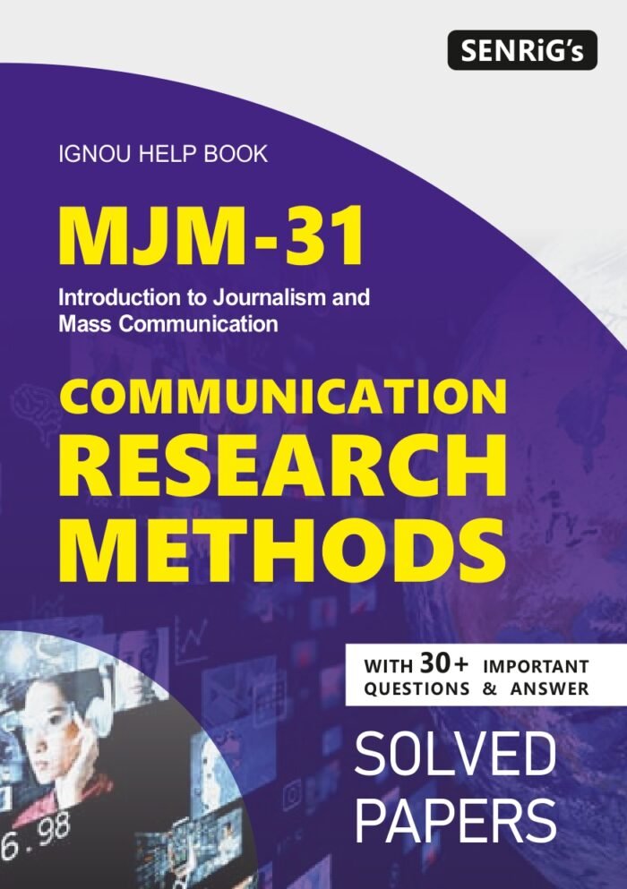 MJM 31 COMMUNICATION RESEARCH METHODS Help Book