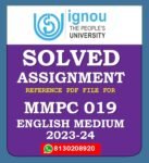 MMPC 019 Total Quality Management Solved Assignment 2023-24