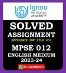 MPSE 12 State and Society in Australia Solved Assignment 2023-24