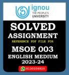 MSOE 003 Sociology of Religion Solved Assignment 2023-24