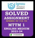 MTTM 1 MANAGEMENT FUNCTIONS AND BEHAVIOUR IN TOURISM Solved Assignment 2023-24