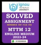 MTTM 12 Tourism Products Design and Development Solved Assignment 2023-24