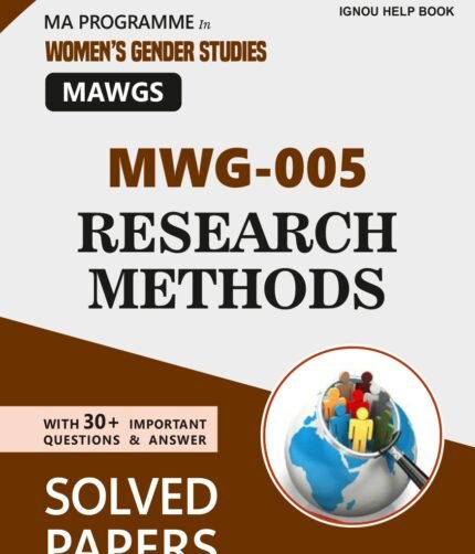 MWG 005 RESEARCH METHODS Help Book