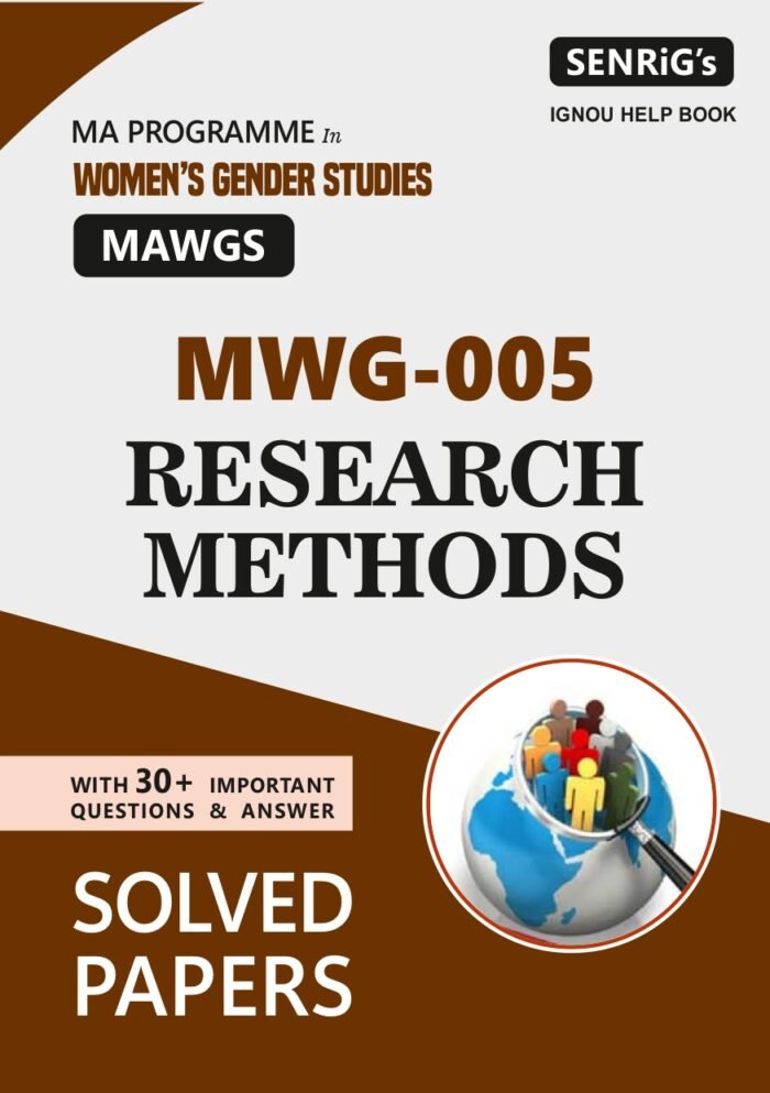 MWG 005 RESEARCH METHODS Help Book