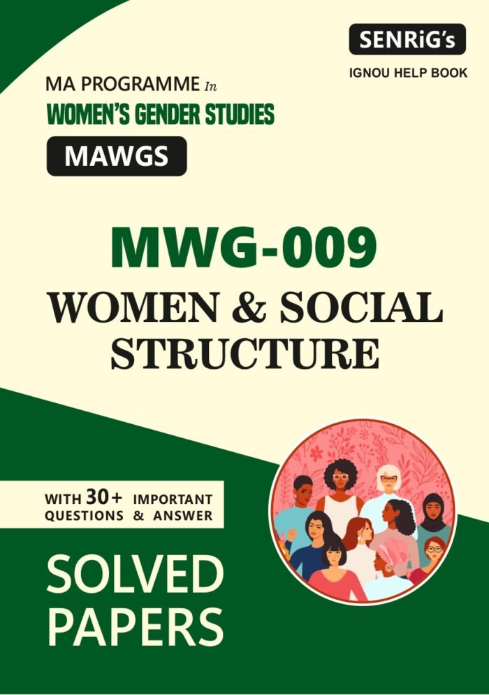 MWG 009 WOMEN & SOCIAL STRUCTURE Help Book