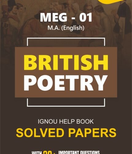 MEG 01 BRITISH POETRY Help Book