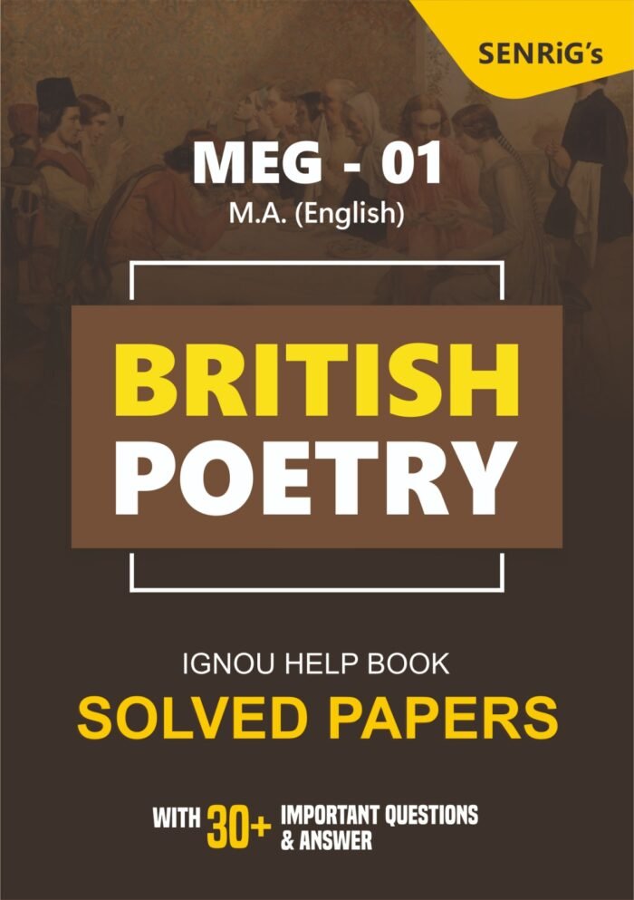 MEG 01 BRITISH POETRY Help Book