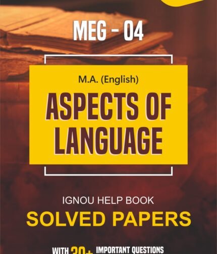 MEG 04 ASPECTS OF LANGUAGE Help Book