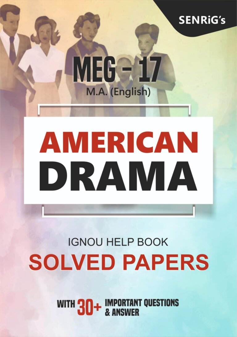 MEG 17 AMERICAN DRAMA Help Book