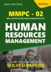 MMPC 002 HUMAN RESOURCES MANAGEMENT Help Book