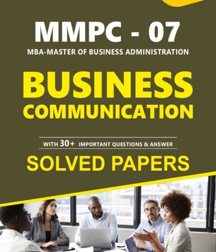 MMPC 007 BUSINESS COMMUNICATION Help Book