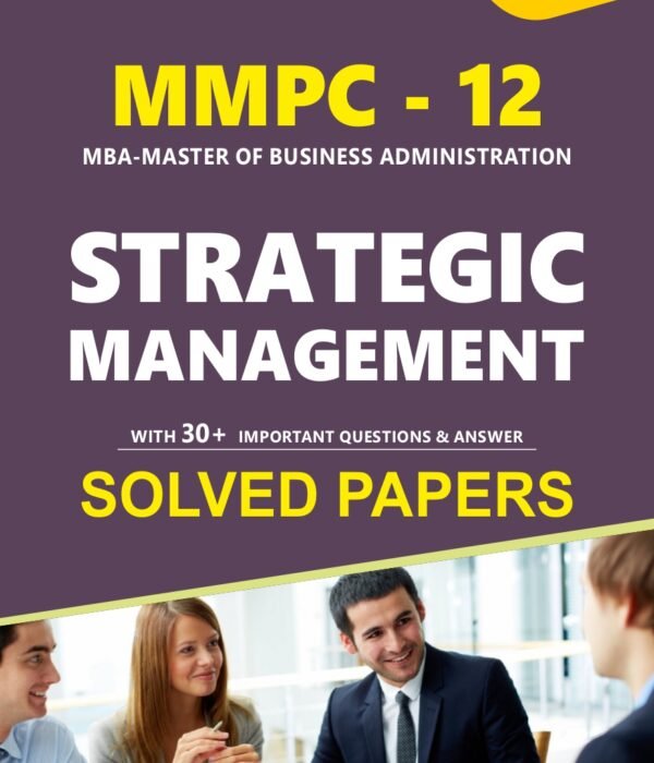 MMPC 012 STRATEGIC MANAGEMENT Help Book