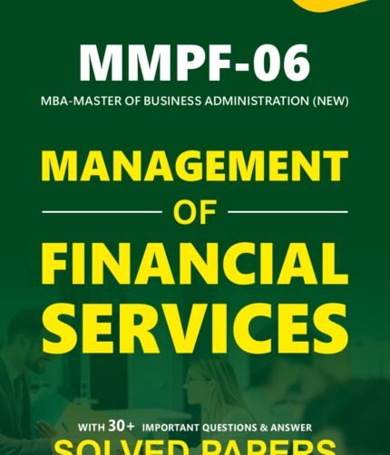 MMPF 006 MANAGEMENT OF FINANCIAL SERVICES Help Book