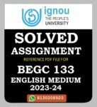 BEGC 133 British Literature Solved Assignment 2023-24
