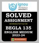 BEGLA 135 English In Daily Life Solved Assignment 2023-24