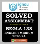 BEGLA 138 Reading And Speaking Skills Solved Assignment 2023-24