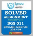 BGS 011 UNDERSTANDING AND LAW Solved Assignment 2023-24