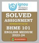 BHME 101 Inter-Relationship Between Health and Environment Solved Assignment 2023-24