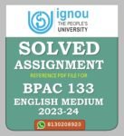 BPAC 133 Administrative system at Union Level Solved Assignment 2023-24