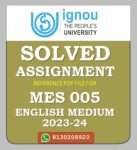 MES 005 HUMAN RESOURCE DEVELOPMENT Solved Assignment 2023-24