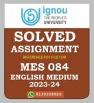MES 084 Practices in Modern Pre School Education Solved Assignment 2023-24