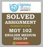 MGY 102 Remote Sensing and Imaage Interpretation Solved Assignment 2023-24