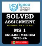 MS 1 Management Functions and Behaviour Solved Assignment 2023-24