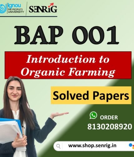 IGNOU BAP 001 Important Questions with Solutions for December 2023 Exams