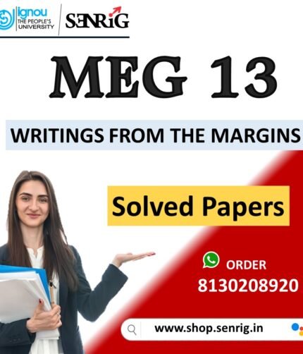 IGNOU MEG 13 Important Questions with Solutions for December 2023 Exams