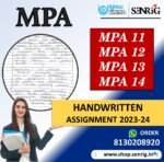 IGNOU MPA Handwritten Assignment 2023-24 (MPA 11, MPA 12, MPA 13, MPA 14) ENGLISH MEDIUM