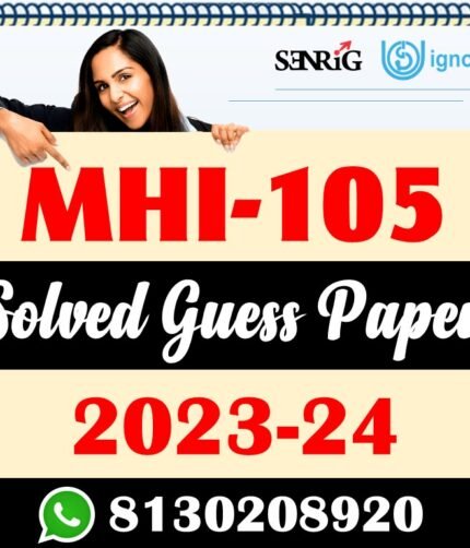 MHI 105 Solved Guess Paper With Important Questions