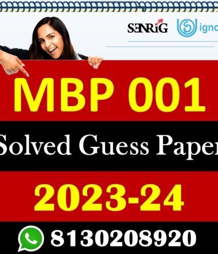 IGNOU MBP 001 Solved Guess Papers With Chapter wise important question , IGNOU previous years papers