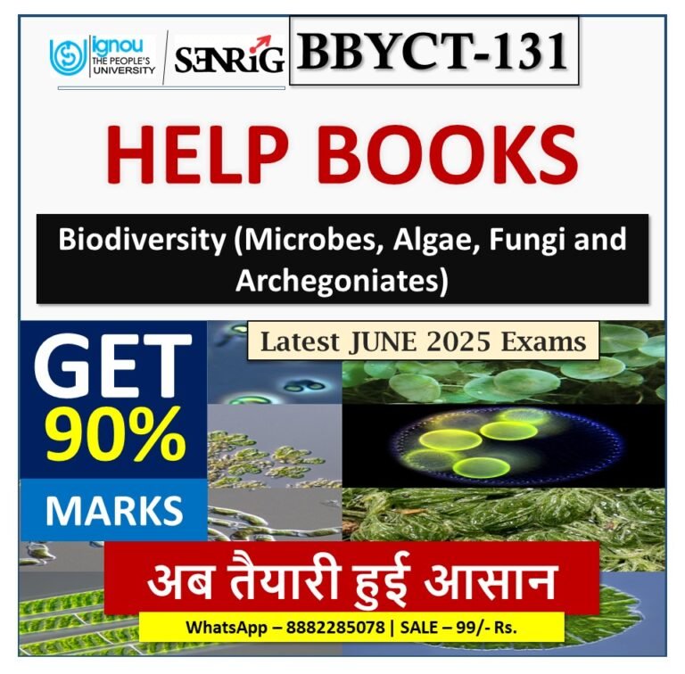 IGNOU BBYCT-131 HELP BOOK With Important Questions