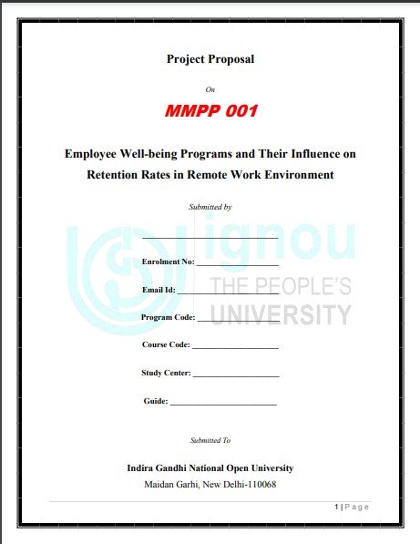 BUY MMPP 01 PROJECT MBA FINANCE on Employee Well-being Programs and Their Influence on Retention Rates in Remote Work Environment