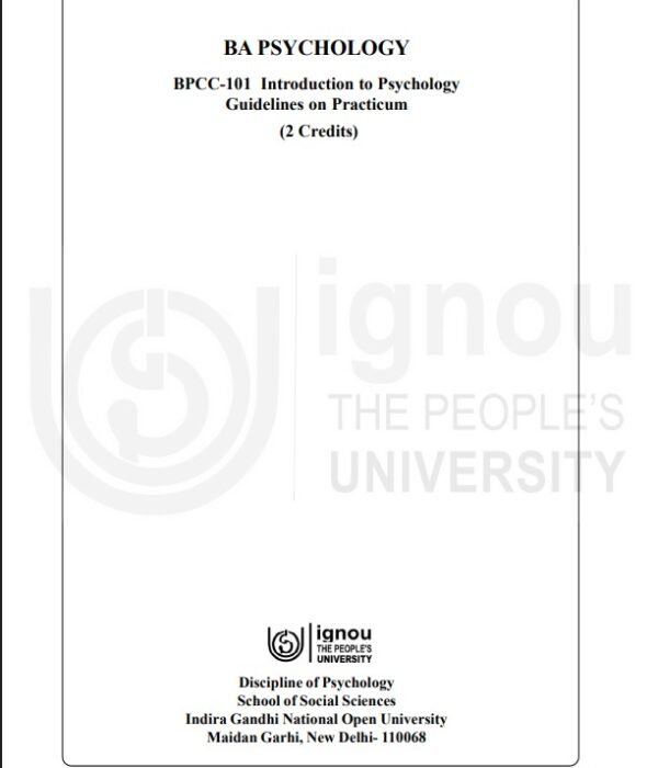 Buy BPCC-101 Practical Solved (Hard Copy) Ready To Submit