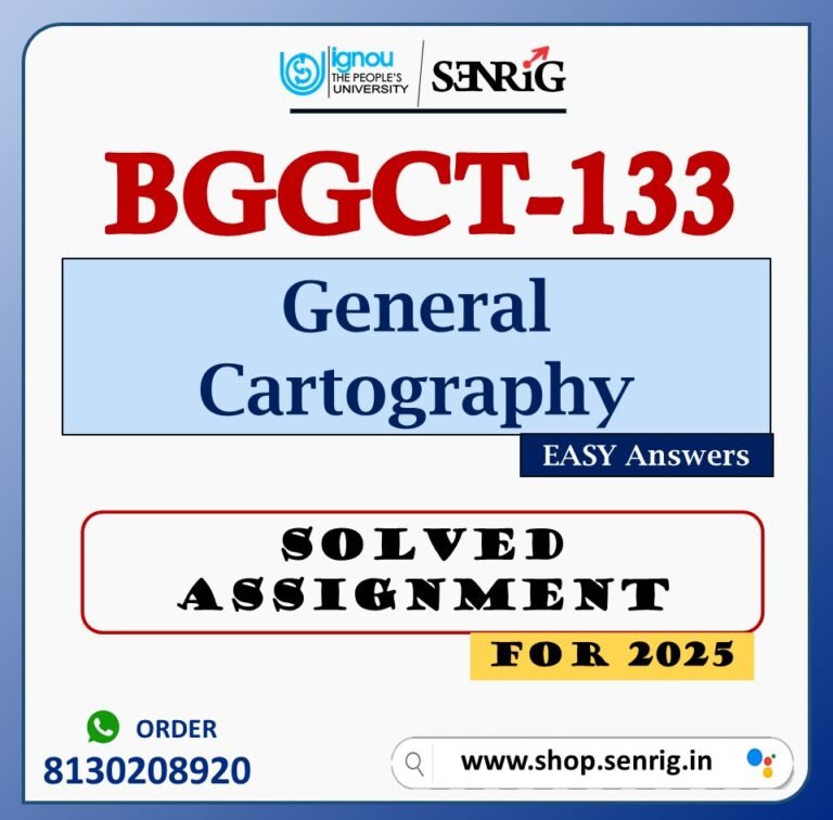 BGGCT-133 Solved Assignment 2025
