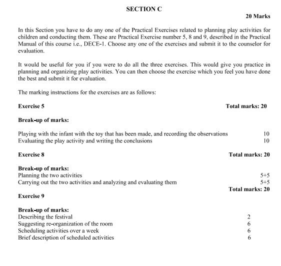DECE 01 Solved Assignment 2025