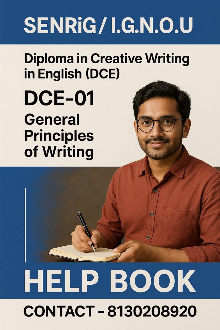 DCE-01 Help Book General Principles of Writing