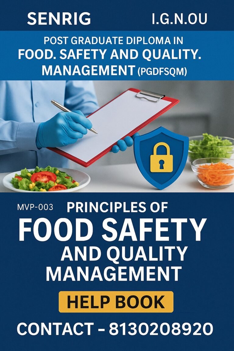 IGNOU MVP 003 Help Book & Study Material