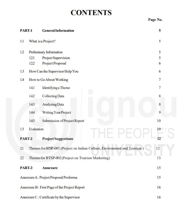 ✅BUY IGNOU BATS Project (BTSP-002) Project Report PDF